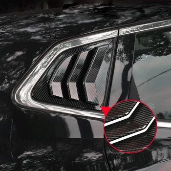 

Car-Styling Accessories 2pcs ABS Rear Window Louvers Shutters Cover Trim for Nissan Qashqai J11 Rogue Sport 2015-2020