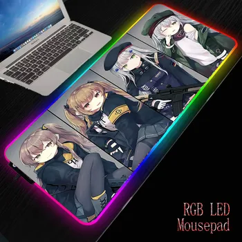 

MRGBEST Extra Large Mouse Pad Big Computer Gaming Girls Frontline Anti-slip Natural Rubber with Locking Edge Mat