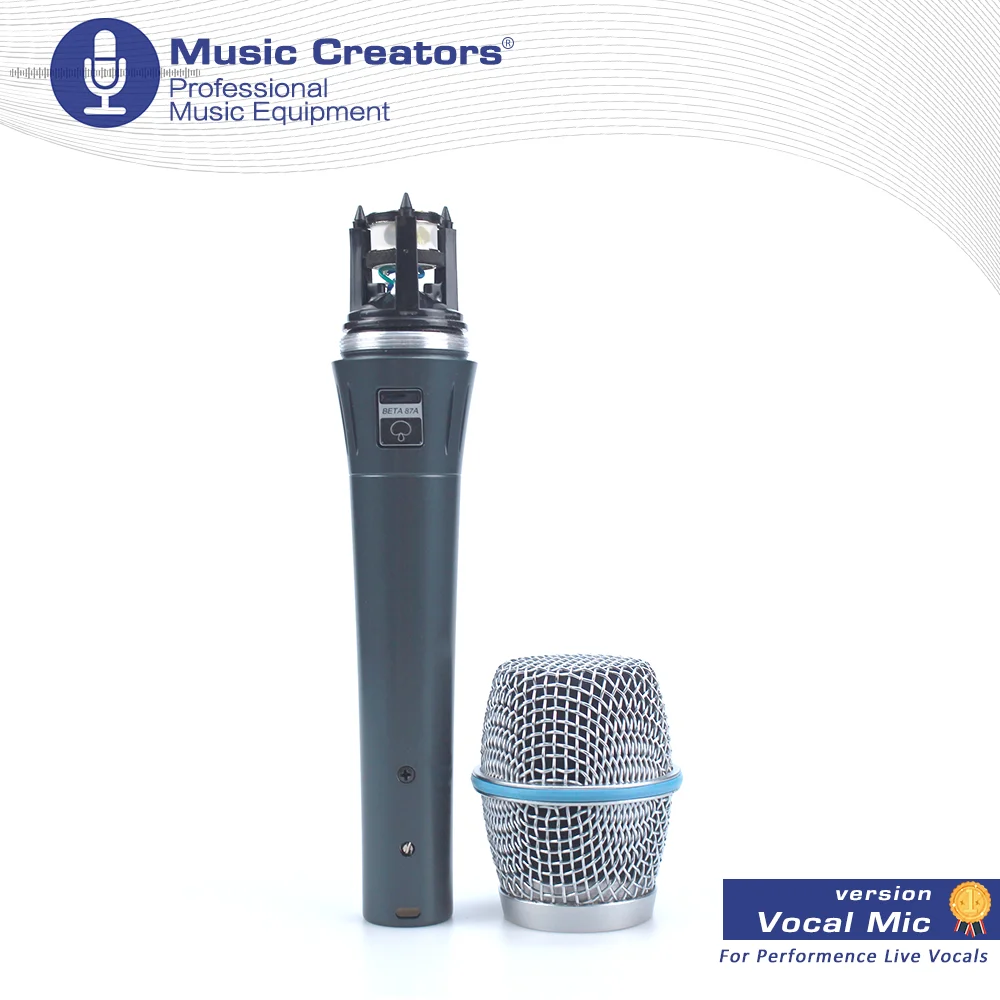 Vocal Dynamic Super Cardioid Beta87A Beta 87 87A Mode Handheld Microphone Karaoke Mic Speaking Lectures Mic with Bag Clip studio microphone