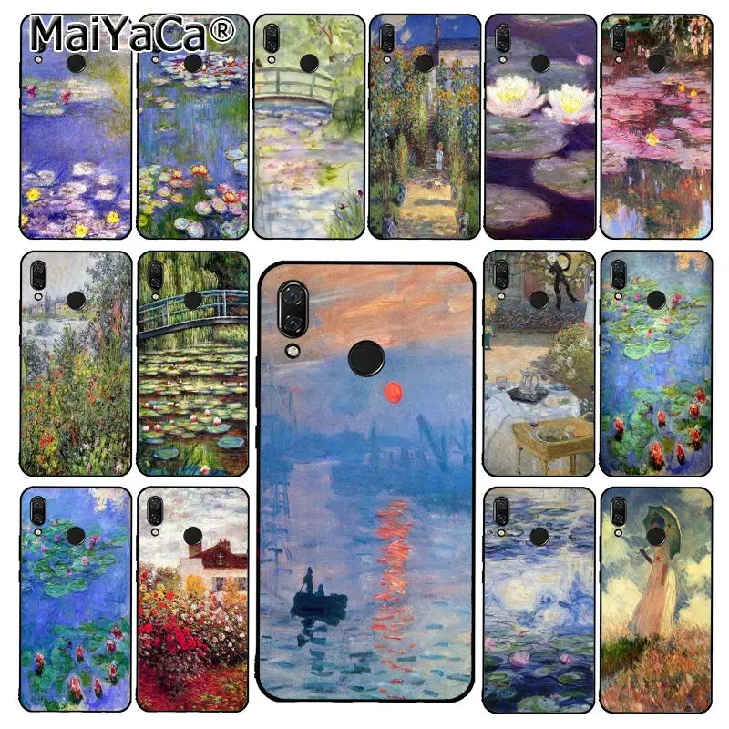 MaiYaCa чехол для телефона Клод Моне садовый Лотос мост Xiaomi Redmi8 4X 6A 9 Go Redmi 5 5Plus Note5 7