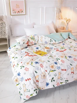 

Duvet Cover,Comforter/Quilt/Blanket case Twin full Queen King Bedding 220x240/200x230、150x200、180x220cm Butterfly in flowers