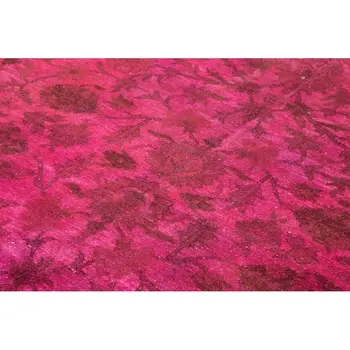 

252x302 Cm Pink Handmade Overdyed Large Area Rug-8x10 Ft