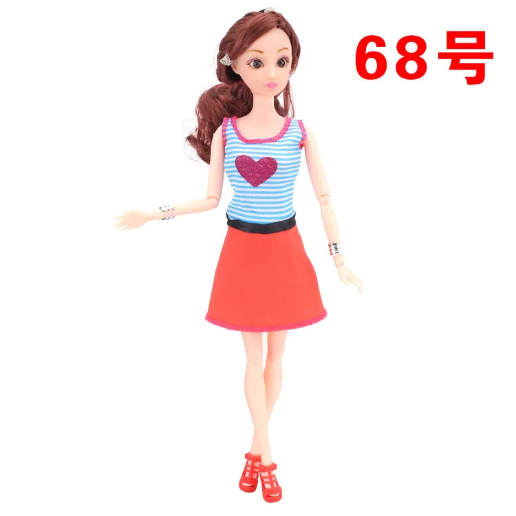 Doll Clothes 30cm Doll Handmade Fashion Short Skirt Outfit Daily Casual Wear Bjd Doll Clothes Doll Accessories Toys for Girls