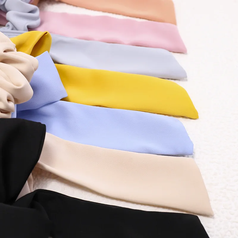 Модные шикарные тканевые резинки для волос, аксессуары для волос для девочек, повязка для волос, банты для волос, резинки для волос gumka do wlosow