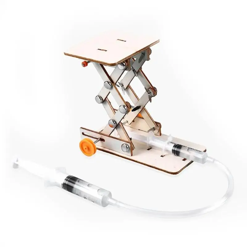 Hydraulic Lift Table Materials Creative DIY Science Experiment Model Kit Physics Projects Teaching Educational Equipment