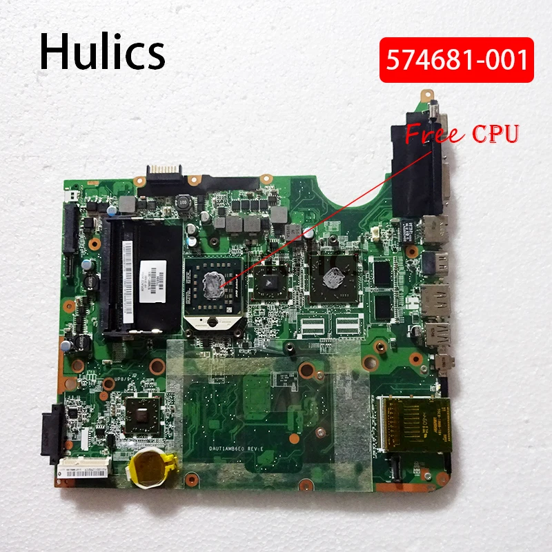 Hulics 574681-001 материнская плата для ноутбука HP DV7 DV7-3000 DAUT1AMB6E0 DAUT1AMB6E1 материнская плата для ноутбука