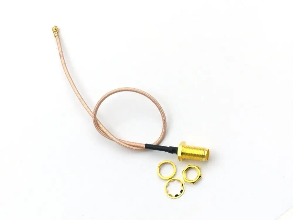 2 шт. гнездовой разъем SMA в uFL/u.FL/IPX/IPEX коаксиальный кабель RF RG178 20 см|Соединители| |