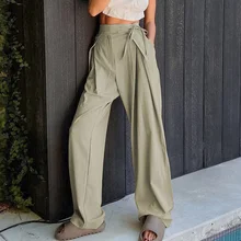 Wide Leg Women's Pants High Waist Solid Loose Oversize Girls Trousers Sag Pant Urban Casual For Female 2021 Summer Fashion Cloth