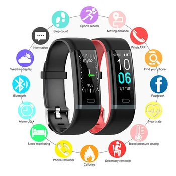 

New Smart Bracelet Watch IP68 Waterproof Bluetooth Color Screen Bracelet Sleep Monitoring Fitness Activity Pedometer Smart Band