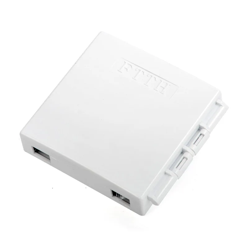 FTTH Оптическое волокно домашняя коробка/панель коробка панель 86*86 ABS пластиковая