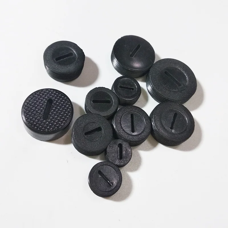 10pc Power tool parts carbon brush cover 10-22mm Round rubber Nut stopper Holder Caps Case Angle Gr
