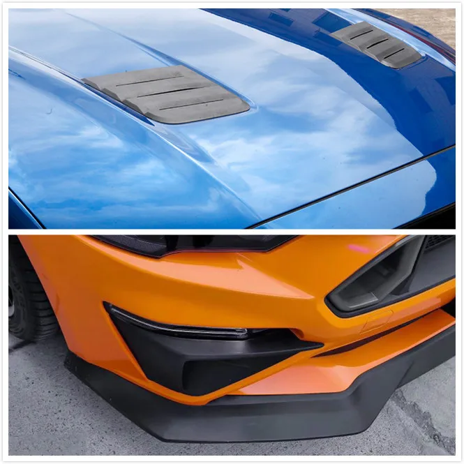 For Ford Mustang 20182020 Popular Black Front Engine Cover Fog Light