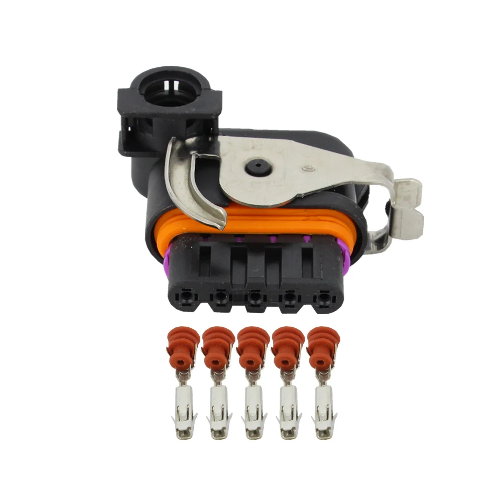 

5 Sets DJ7051K-1.5-21 Auto Female Parts Connector Wiper Motor For The Great Wall Geely 5 Pin Lear Waterproof Connector 182420000