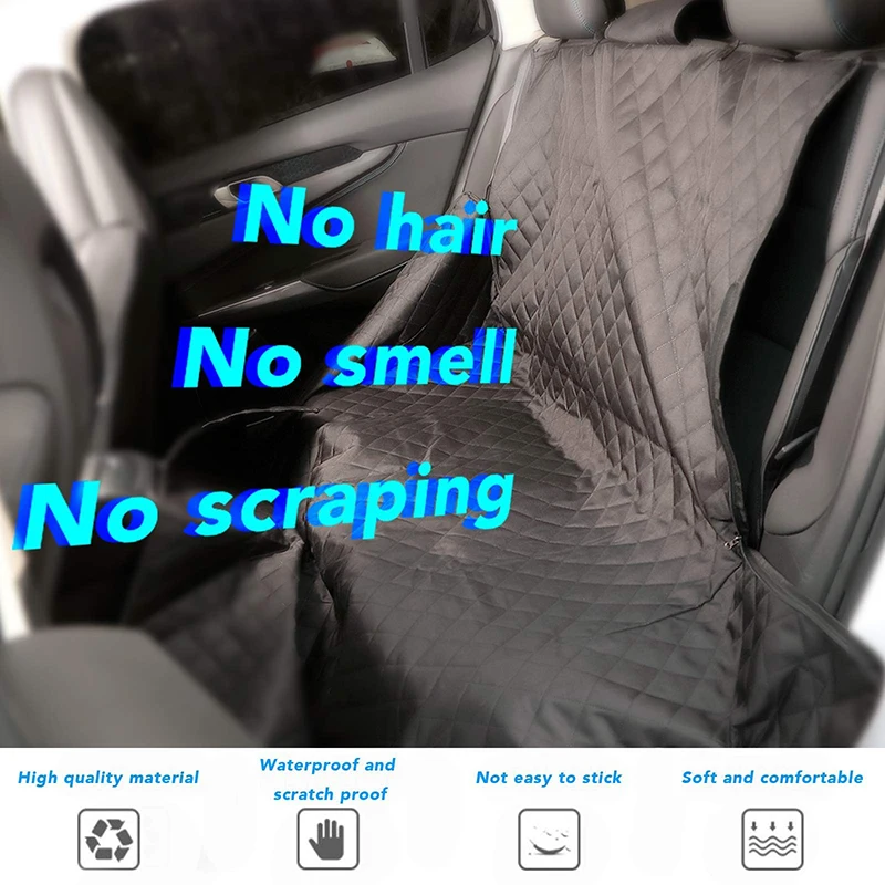 Benepaw Wear-resistant Dog Car Seat Cover For SUV Trunk Waterproof Portable Durable Liner Cover Protects Vehicle Easy To Install