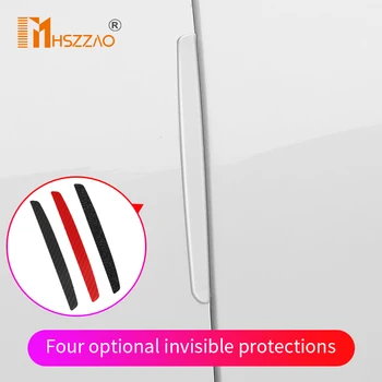 

8 Pcs Car Stickers Car Door Sill Protector Multifunction Nano Sticker Tape Auto Bumper Strip Car Door Protect Scratchproof