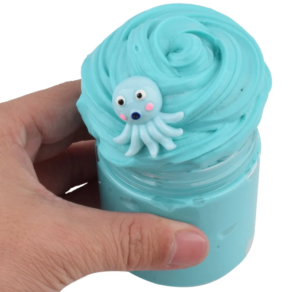 Octopus Non-Stick Large Foam Mud Pressure Relief Toys Scented Oily Mud Slime Toys Antistress Gadgets Stress Relief Toy #B
