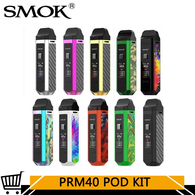 Оригинальный набор SMOK RPM40 Pod 1500 мАч батарея 4 3 мл об/мин 5 Nord сетка катушки RBA