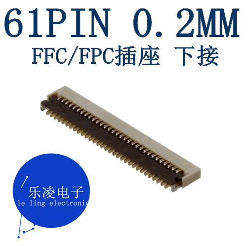 

Free shipping 0.2MM 61P FH43B-61S-0.2SHW 61PIN FPC 10PCS