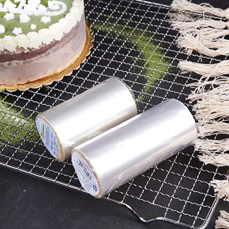 Cake Rims Transparent Mousse Hard Edging Soft Rims Disposable Safe 8/10cm For Cake Decorating
