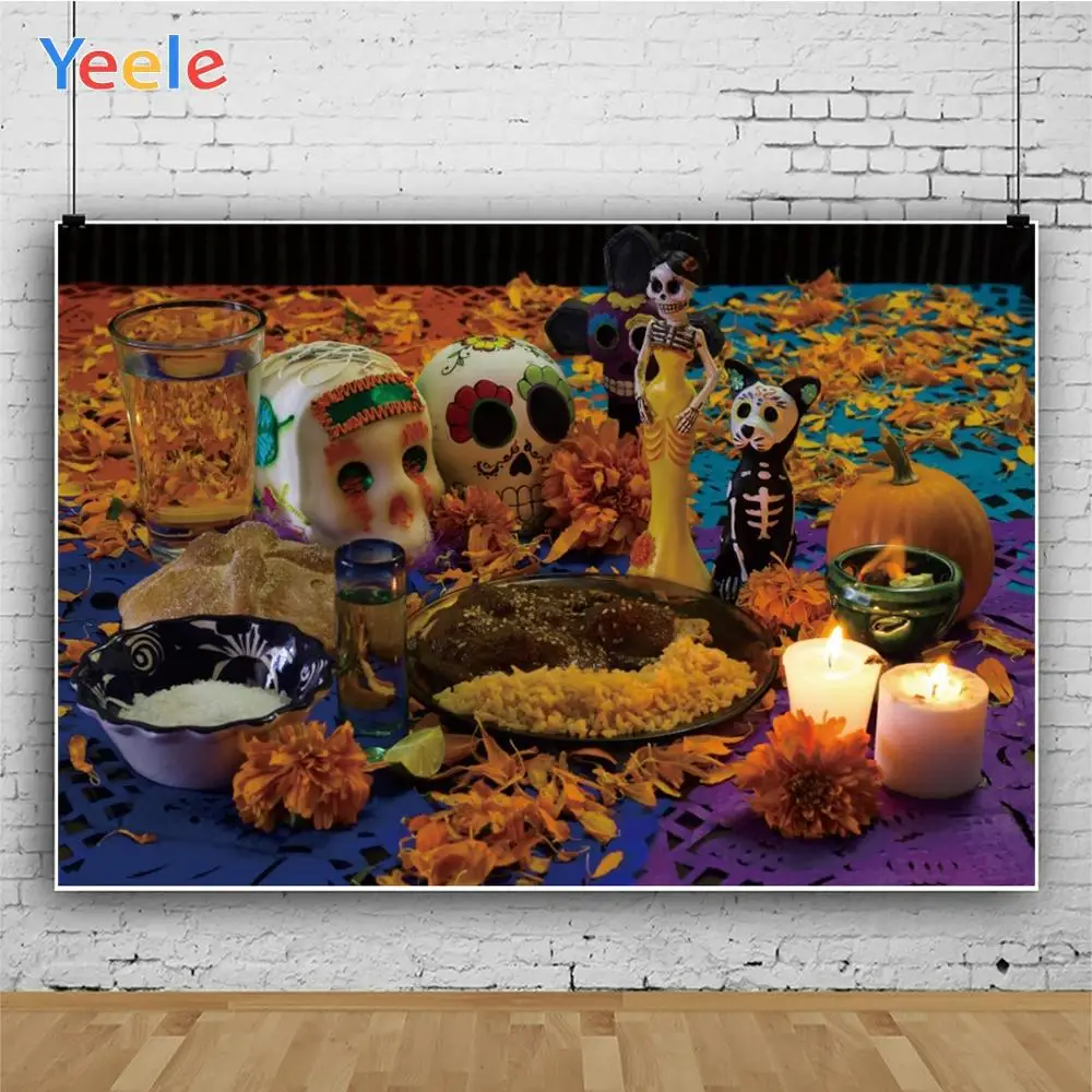 Yeele Day of the Dead soul Miss индивидуальные вечерние тканевые фоны для фотосъемки для фотостудии