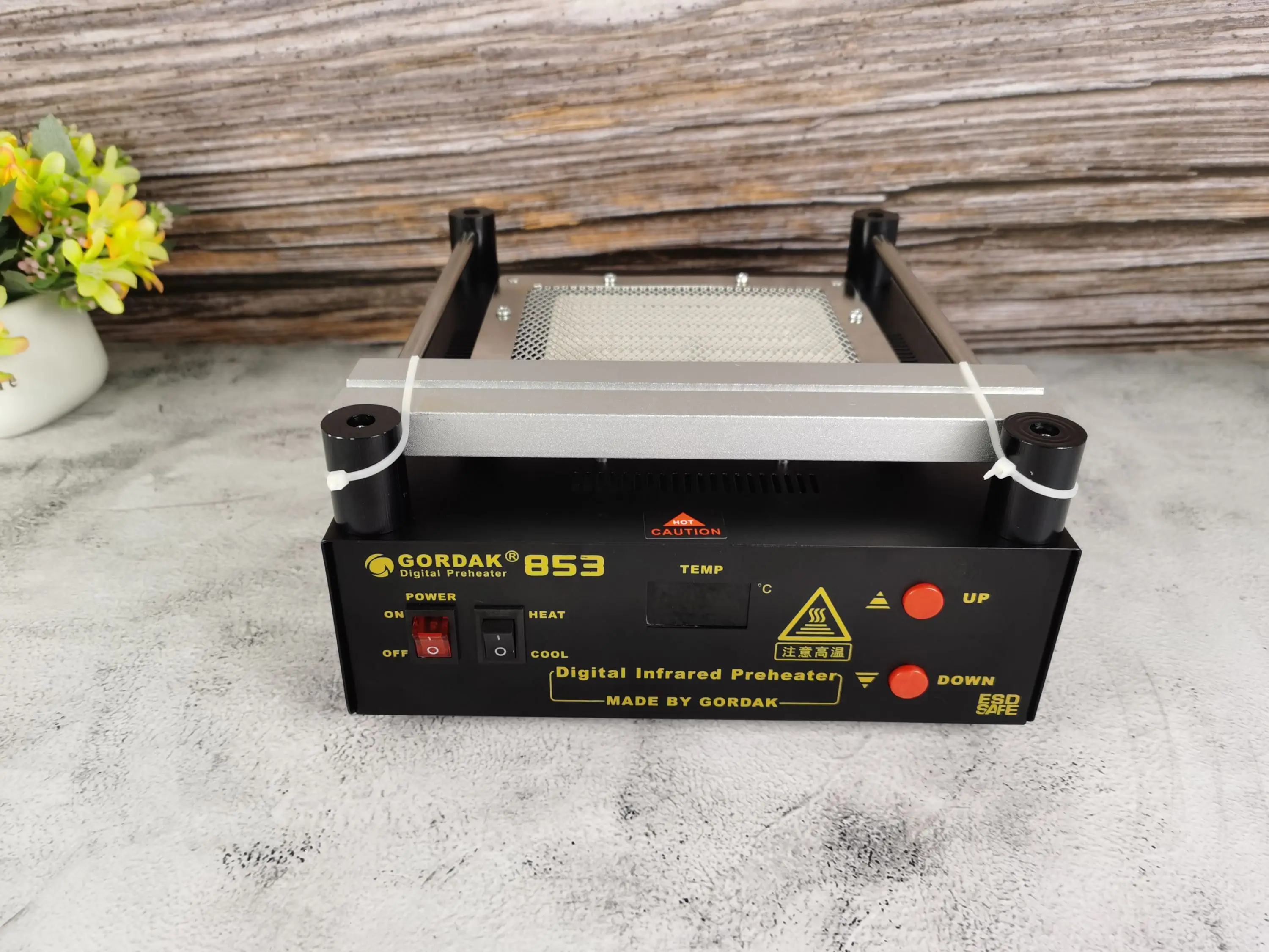 

Gordak 853 220V Preheat Station BGA Rework Station Digital Infrarred Preheater For Preheat PCB Desoldering IR Preheating Station