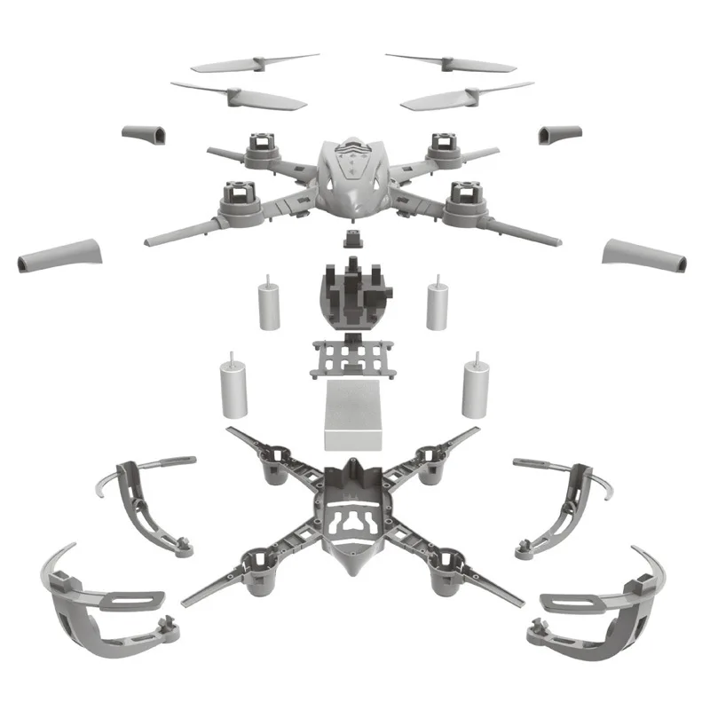 

Unmanned Aerial Vehicle Remote Control Aircraft DIY Assembly Assembled Mini Quadcopter Drone Toy