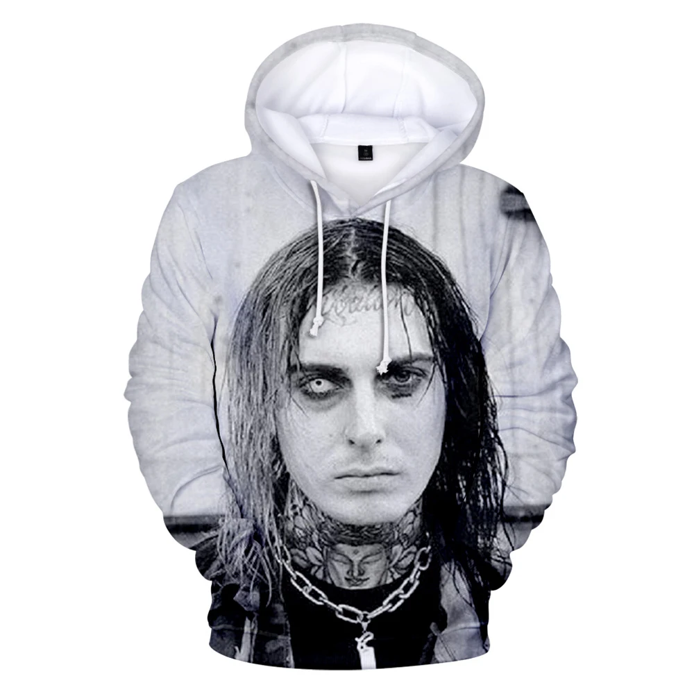 

Popular 3D Ghostemane Hoodie Men's and Women's 3D Sweatshirt Clothes Hoodies Teen Hot Sale Jacket Top Harajuku Long Sleeve Full