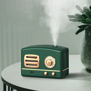 

Retro Air Humidifier 200ML Mini Diffuser USB Aromatherapy Aroma Diffuser Home Office Mist Maker Fogger With Led Light For Car