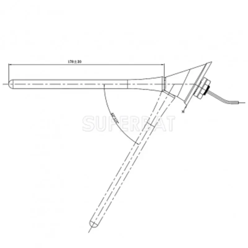 AM FM Roof Antenna with RAKU Connection for Car Radio