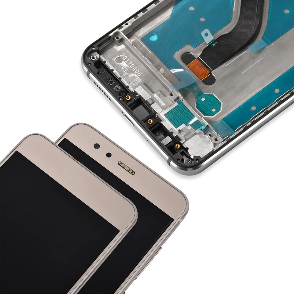 Оригинальный ЖК дисплей для Huawei P10 Lite стекло сенсорный экран в комплекте с рамкой