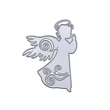 

Angel Cutting Dies Stencils Scrapbook Album Embossing Paper Card DIY Craft Decor