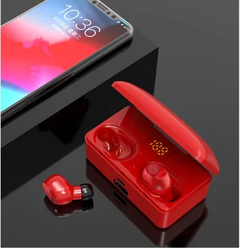 

Wireless Bluetooth Earphones for iPhone Smart Touch 5.0 Earbuds LED Digital Display for Samsung