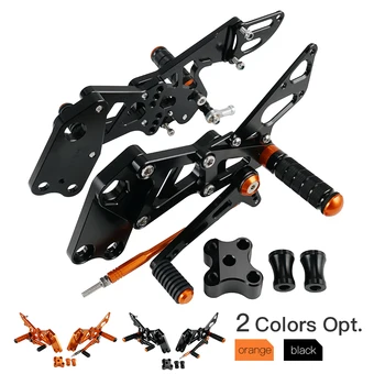 

NICECNC Motorcycle Rear Set Racing Footrest Kit Front Foot Pegs Foot Control FOR KTM RC 125 200 390 2014 - 2020 2016 2017