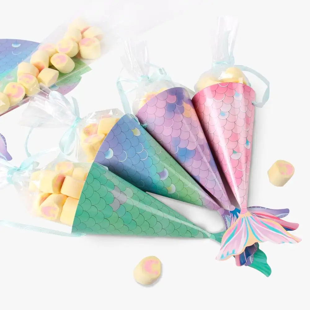 The Little Mermaid Birthday Candy Box Mermaid Party Gift Box Birthday Party Decor Kids Mermaid Wedding Party Supply Baby Shower