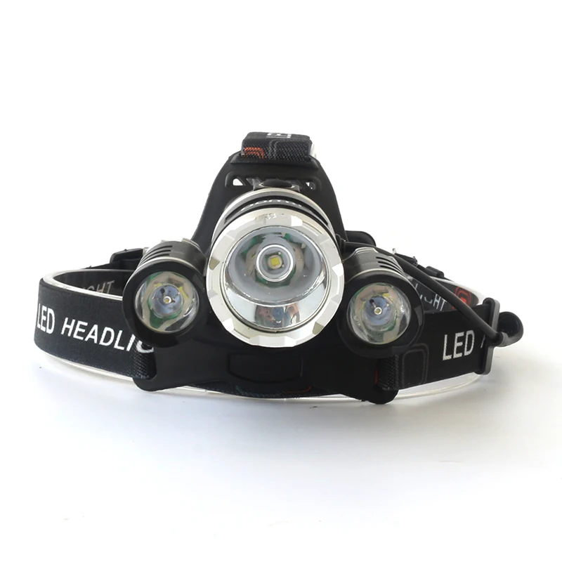 5, 3 LED, lâmpada de cabeça T6,