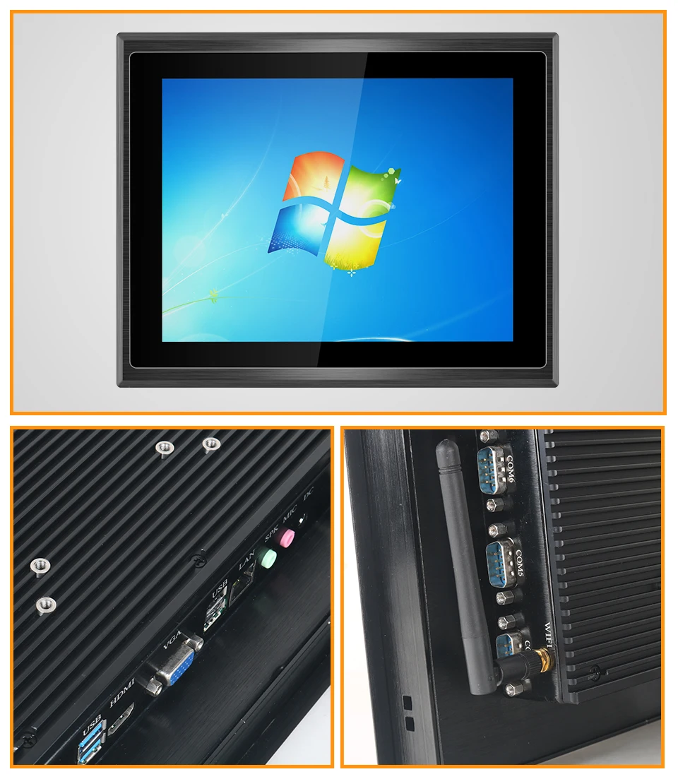 Enhance Productivity with our Fanless Industrial Panel PC - Waterproof, Dustproof, Capacitive Touchscreen, 8GB RAM, 250GB SSD - Available in 10, 12, 15, 17 Inch Options. Description Image.This Product Can Be Found With The Tag Names Barebone Mini PC, Computer Office, Industrial panel pc