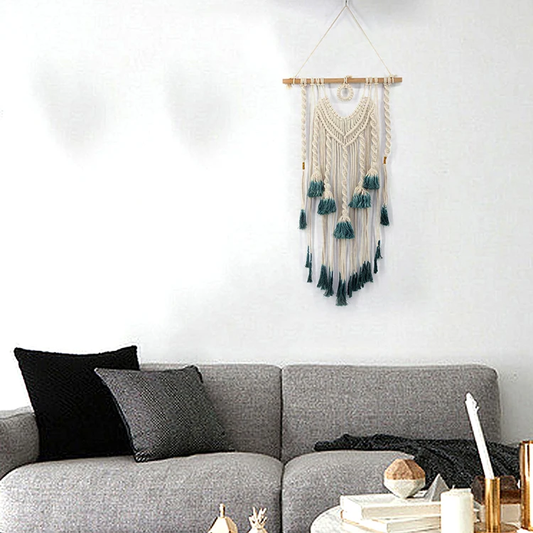 Pretty Macrame Boho Style Decorative Tapestry Retro Room Home Hanging Decor Wedding Party Decor Women Gift iCraft