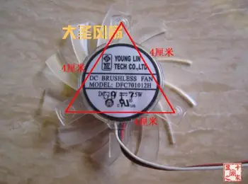 

Free Shipping T127010DU DFC701012H 65mm 40x40x40mm 12V 0.45A 3Wire 3Pin For Graphics Card Cooler Cooling Fan