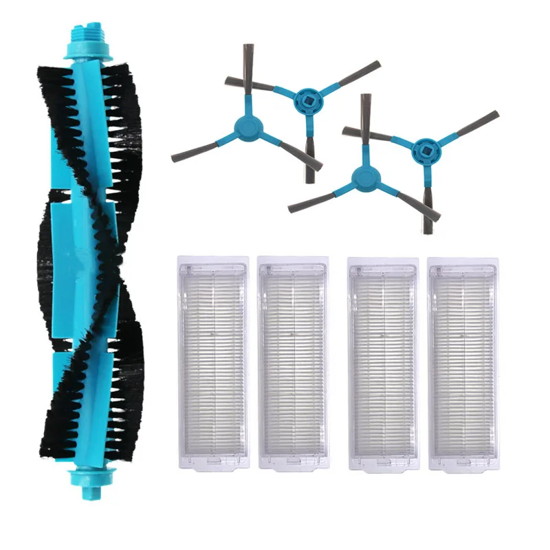 Новая основная щетка Hepa фильтр боковые щетки Швабра Ткань для xiaomi робот пылесос STYJ02YM и Conga 3490 роботизированные части пылесоса - Цвет: as the picture