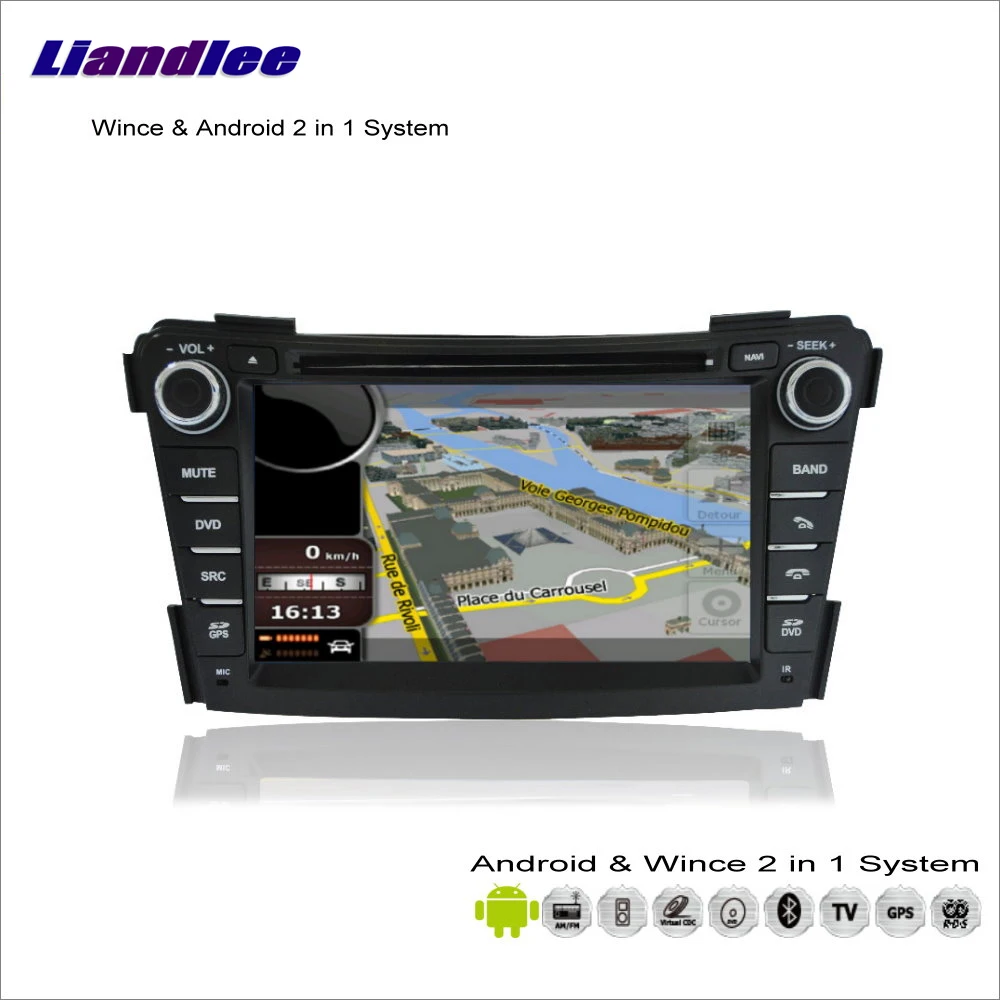 

For Hyundai i40 2011~2013 - Car Radio DVD Player GPS Navigation Advanced Wince & Android 2 in 1 S160 System