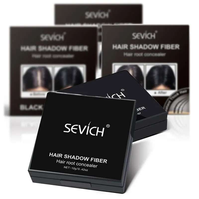 Hair Building Powder Coloring Product Waterproof Hairline Powder 3 Colors 12g
