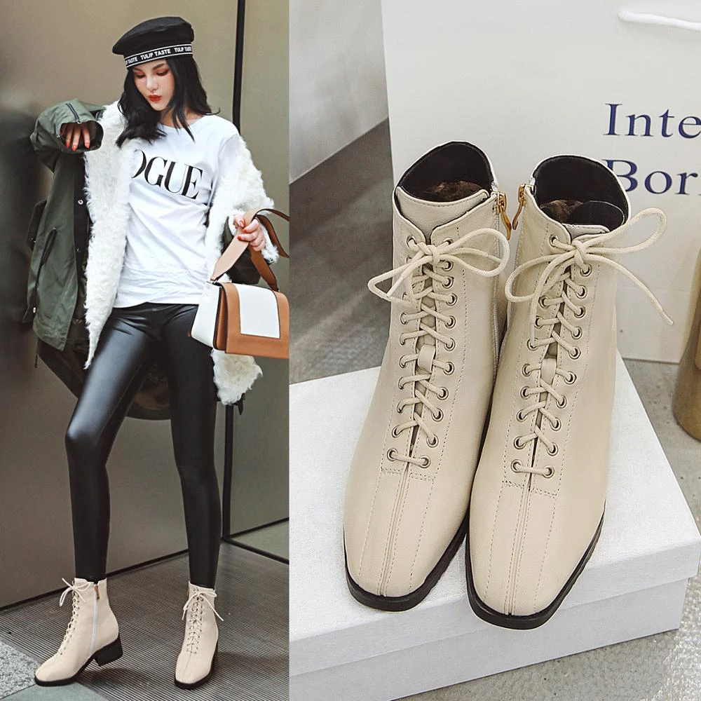 comfortable low heel ankle boots