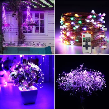 

5m 50LED Control Light String Decorative Bedroom Garden Yard Parties String Lights