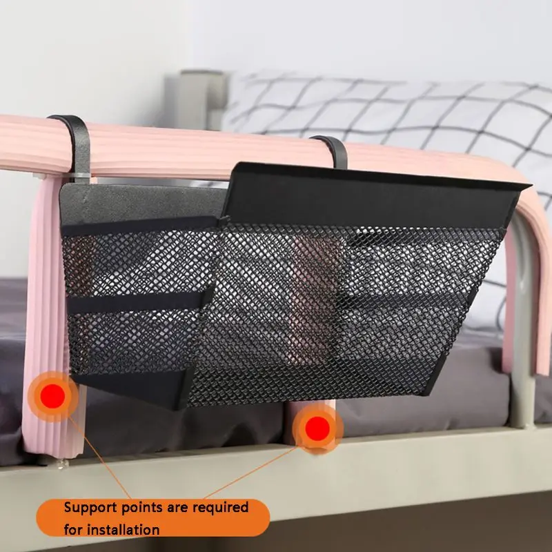  Hanging Storage Rack Basket Table Dormitory Bedside Shelve Organizer Home Office