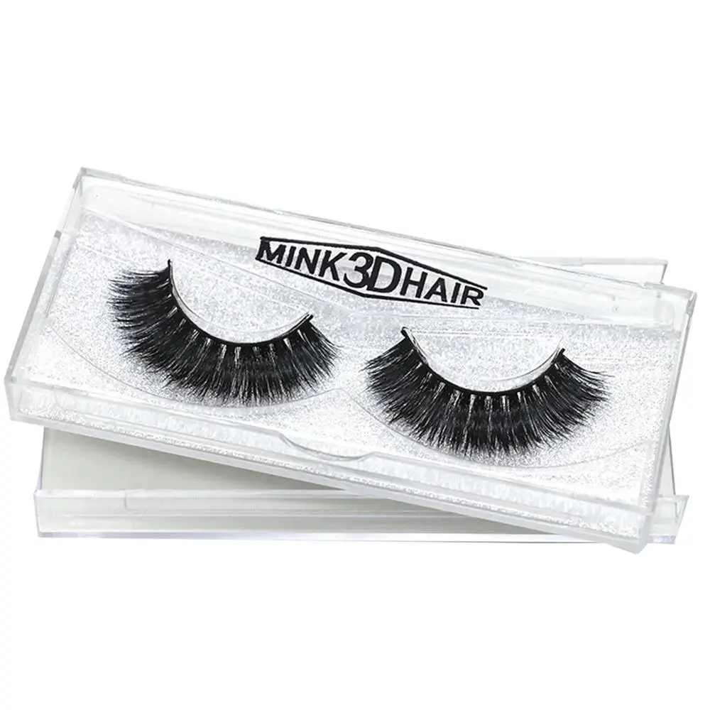 

3D Faux Mink Hair Soft False Eyelashes Fluffy Wispy Thick Lashes Handmade Soft Eye Makeup Extension Tool False Eyelashes