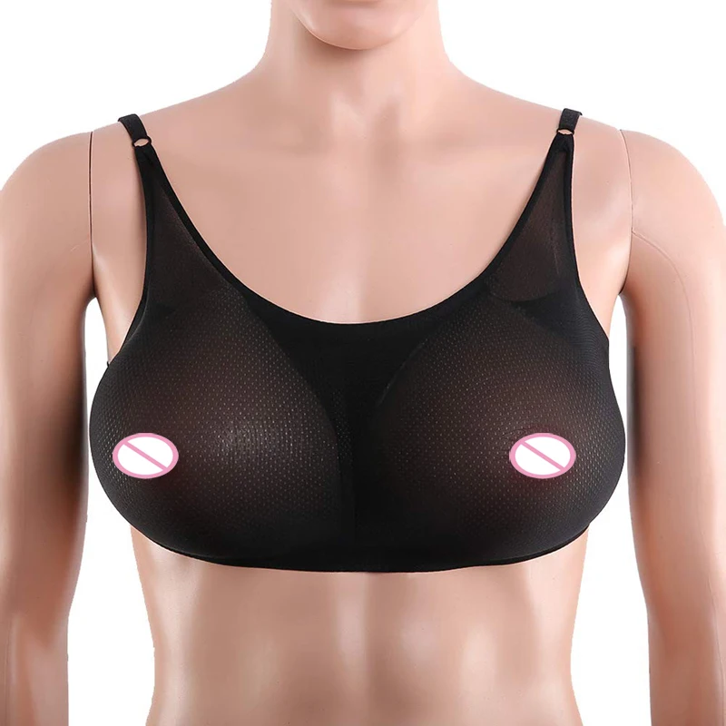 

Mastectomy Bra Fake Breast Form Transgender Nipple for Crossdresser Transvestite Ajusen