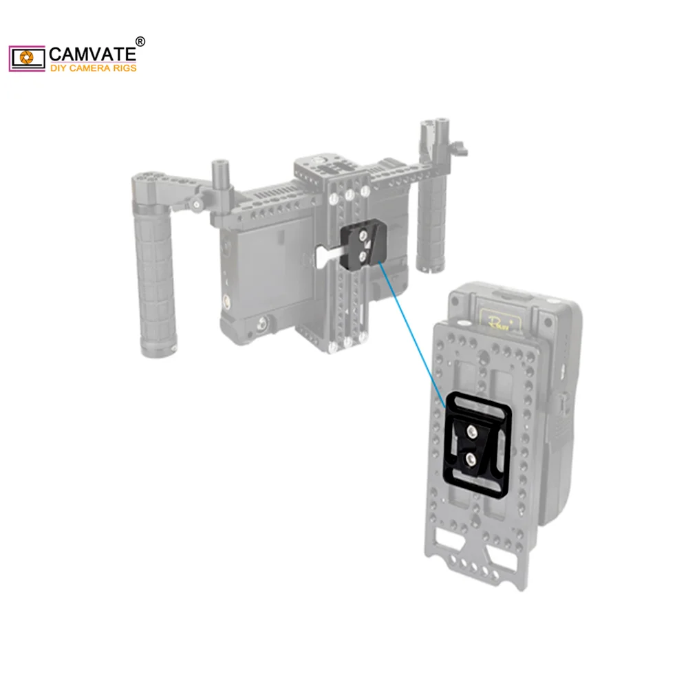 CAMVATE Quick Release мужской v образное крепление Клин с опорной плиты &amp 1/4 &quot 20 точки