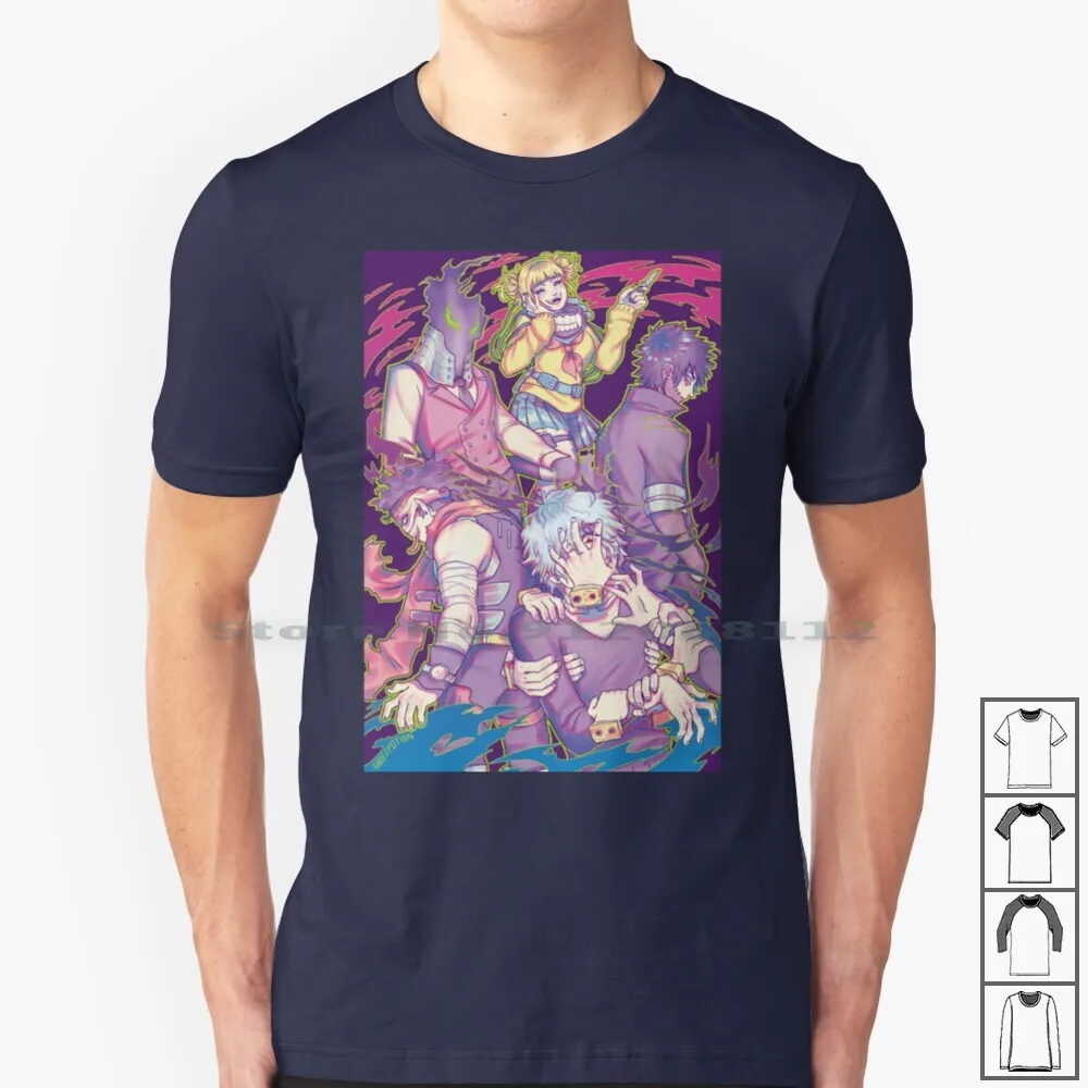 Bnha League Of Villians T Shirt 100 