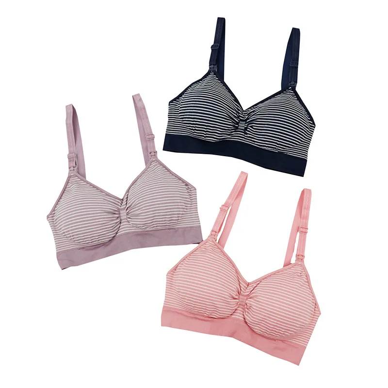 Breastfeeding Bras for Pregnancy Nursing Bra Maternity Women Sleep Underwear Sets Feeding plus size 42