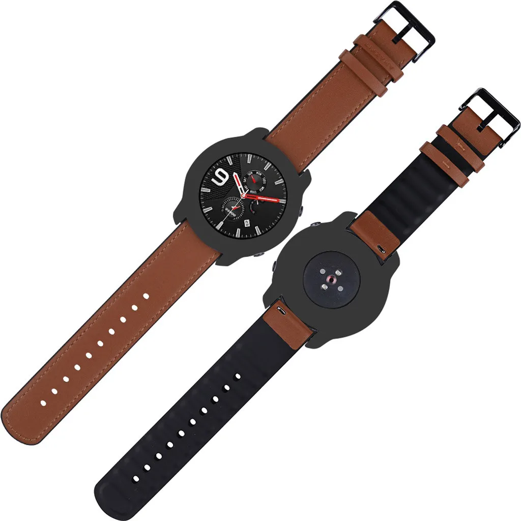 Силиконовый защитный чехол для Huami AMAZFIT GTR 47 мм, Смарт-часы, мягкий ТПУ полный Чехол, сменная пленка, защитный чехол, 19 августа